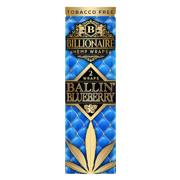 Billionaires Wrap Ballin Blueberry Single Pack - Blowmesmokeshop